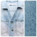 NWT. Zara Z1975 Pink Color Washed Effect Dyed Denim Jumpsuit. Size M.