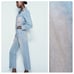 NWT. Zara Z1975 Pink Color Washed Effect Dyed Denim Jumpsuit. Size M.