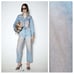NWT. Zara Z1975 Pink Color Washed Effect Dyed Denim Jumpsuit. Size M.