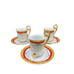 Vintage Czechoslovakian Porcelain Footed Demitasse / Espresso Cups and Saucers 9