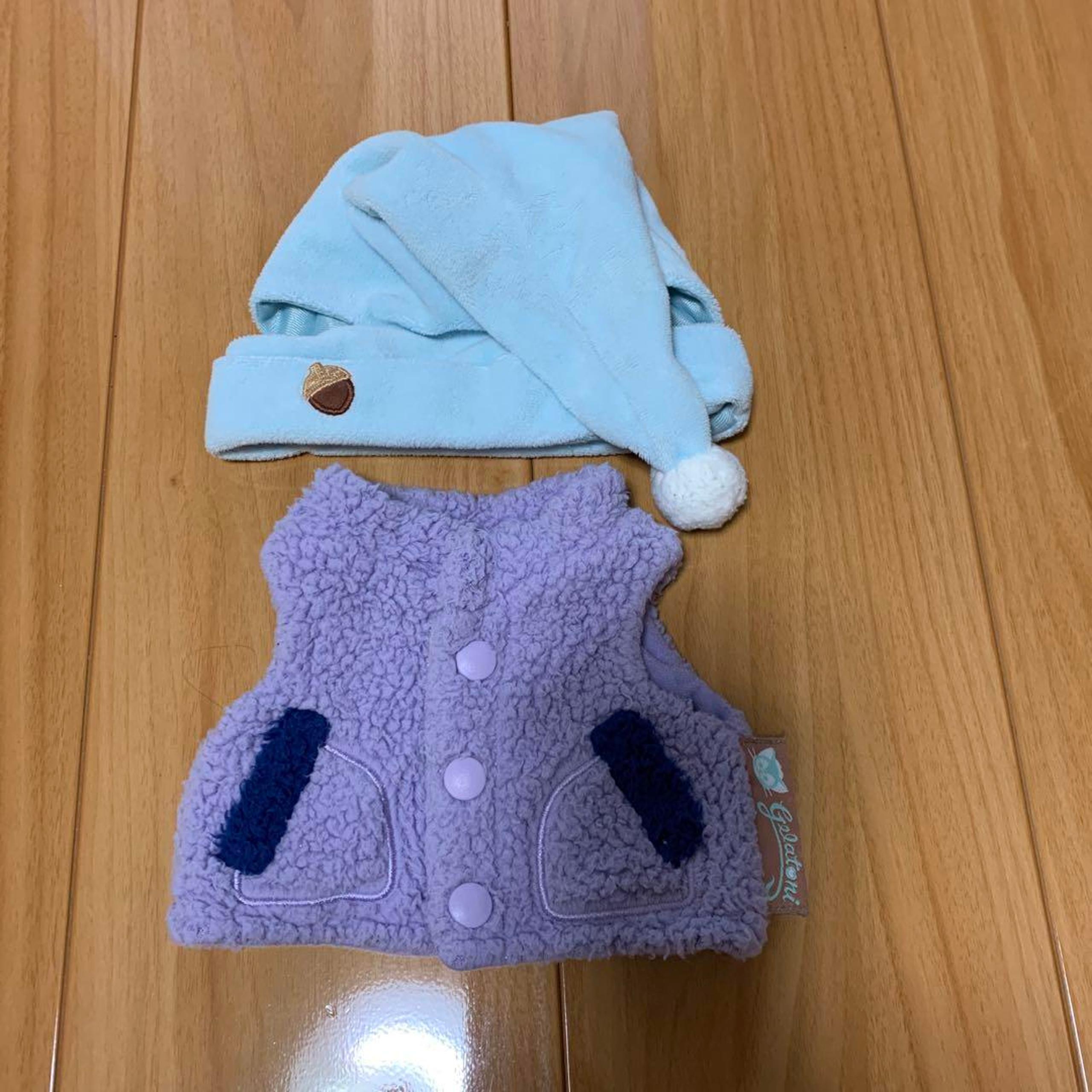 Gelatoni Hat and Fleece Vest Set