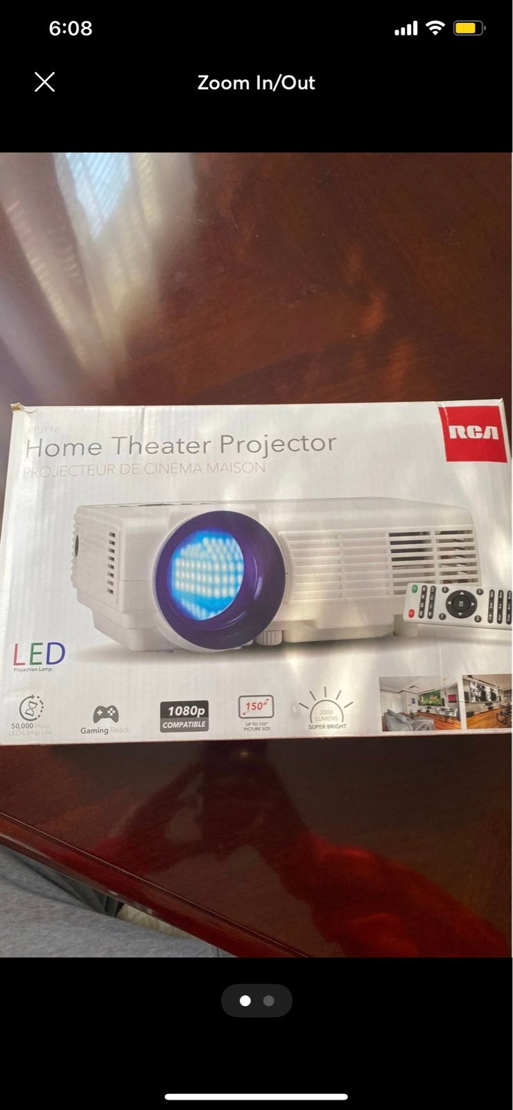 RCA LED Home Theater Projector