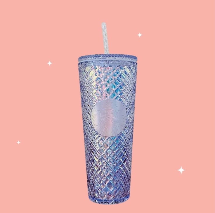 opalescen Starbucks unicorn cup holiday 2022 jeweled iridescent Tumblr