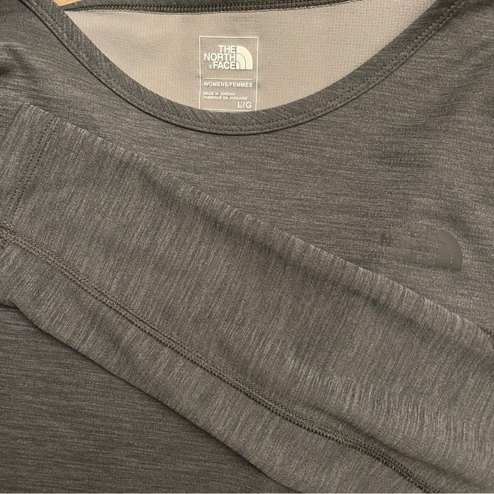 Women's L Flashdry The North Face Long Sleeves Top Dark Grey