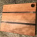 Hand made cherry/walnut cutting board