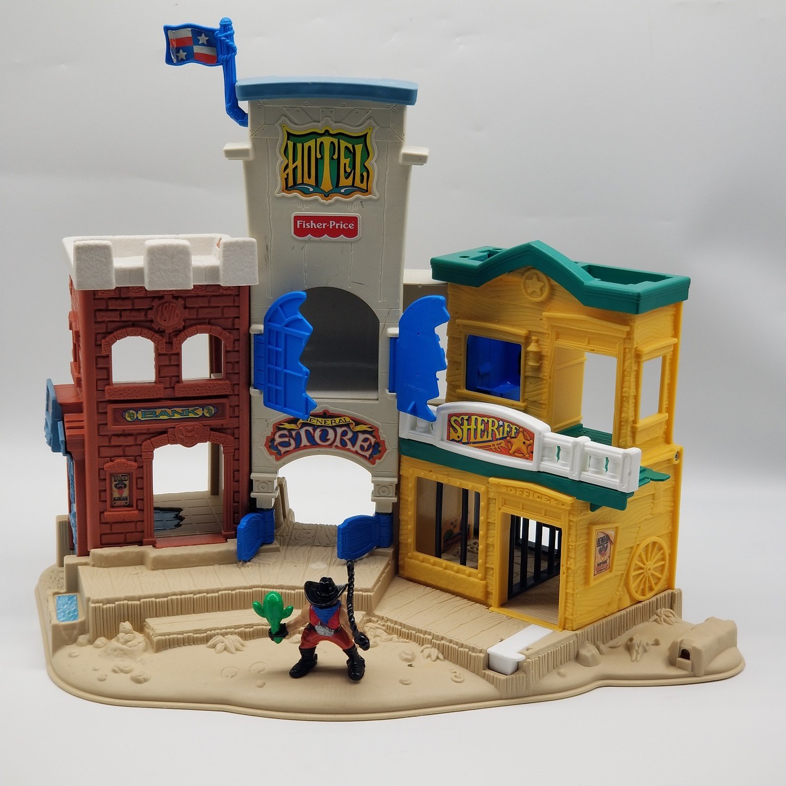 Fisher-Price Great Adventures Wild Western Town 77052 Sheriff Hotel