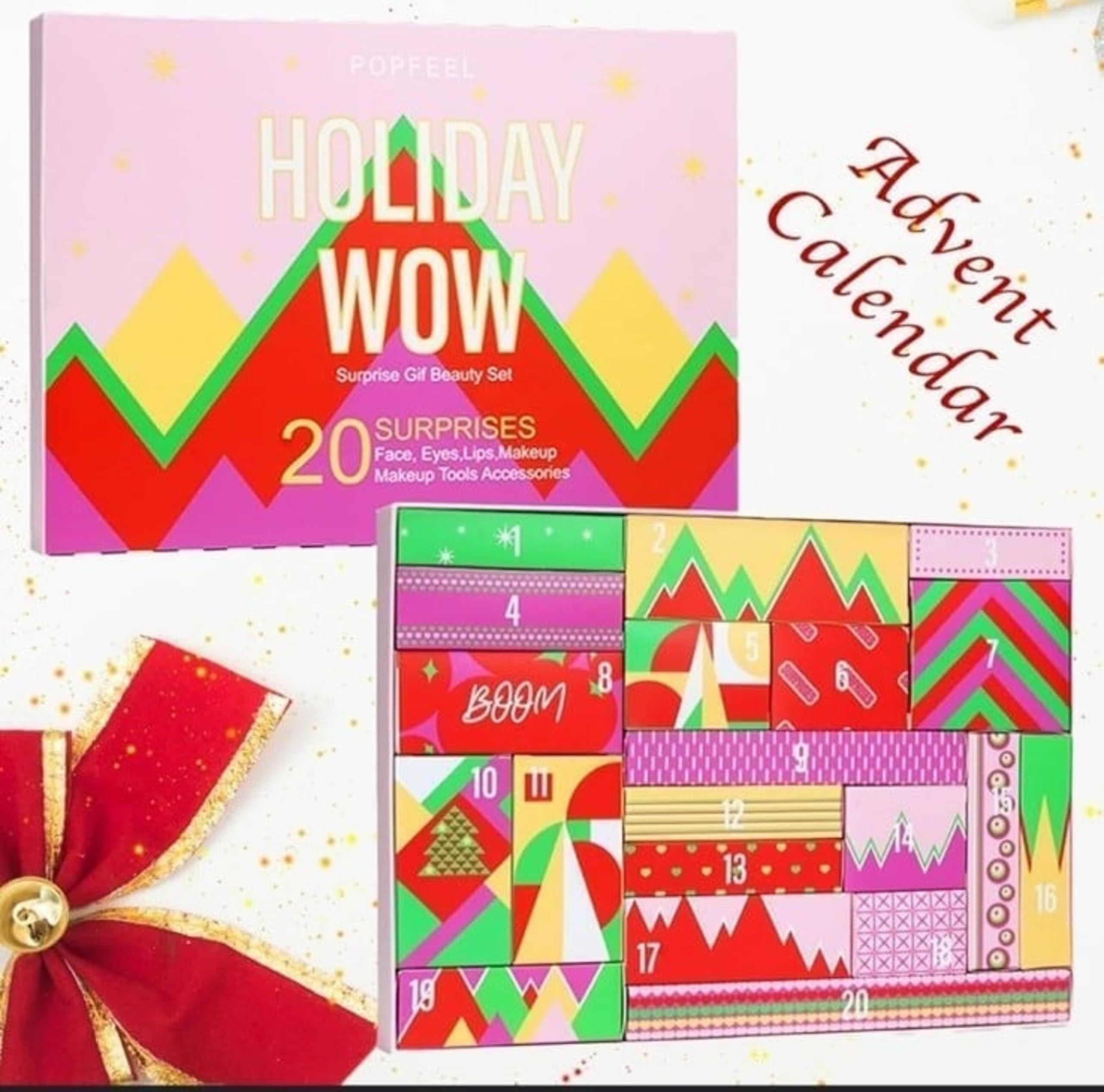 WOW, POPFEEL ADVENT HOLIDAY CALENDAR WITH 20 SURPRISES