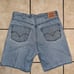 Men’s Levi’s 550 Jean Shorts Sz 38 Relaxed Fit, Light Wash w/ Small Distressing