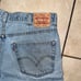 Men’s Levi’s 550 Jean Shorts Sz 38 Relaxed Fit, Light Wash w/ Small Distressing