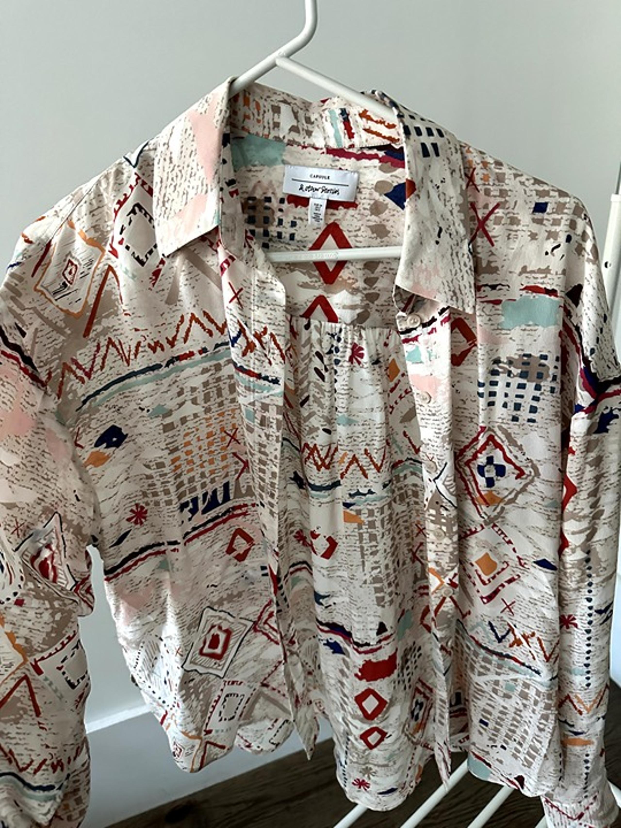 & Other Stories Capsule Collection Printed Button-Down Shirt