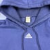 Vintage Thrashed Adidas Mens Middle Logo Pullover Hoodie Size XXL Navy