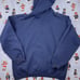 Vintage Thrashed Adidas Mens Middle Logo Pullover Hoodie Size XXL Navy