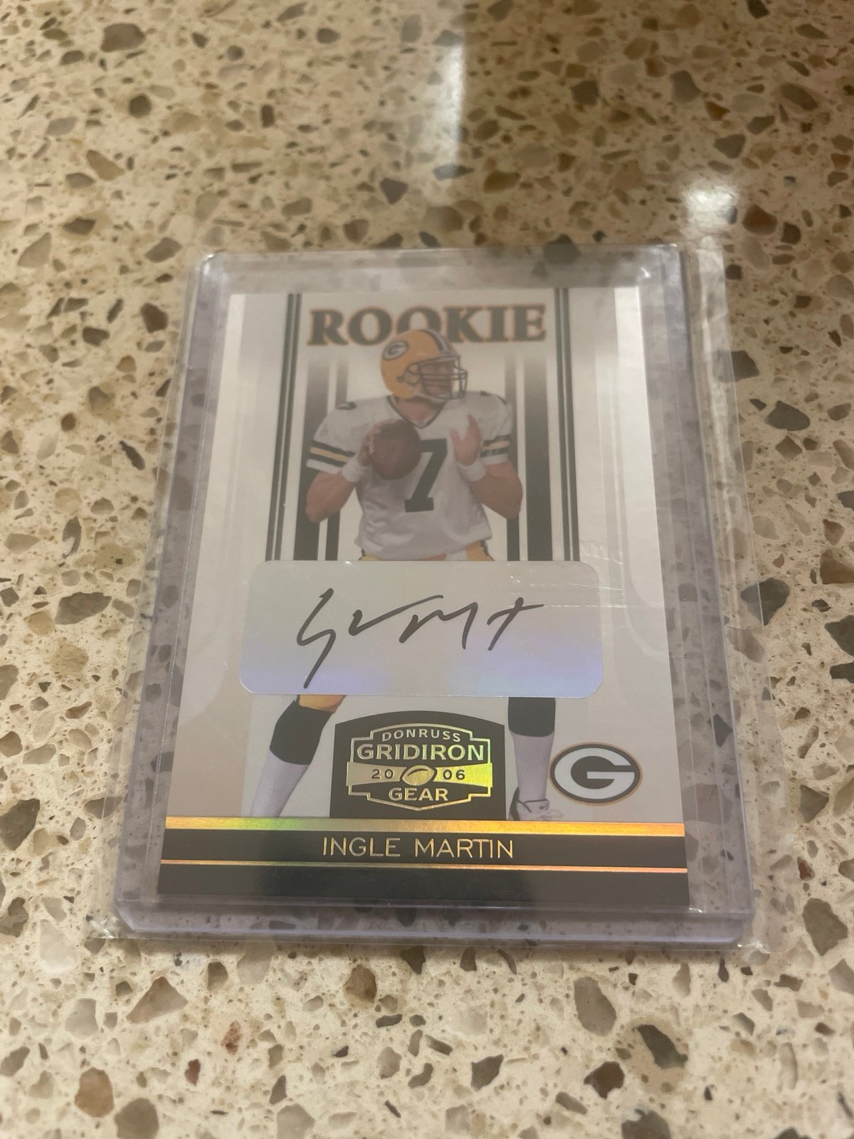 2006 Gridiron Gear Ingle Martin Auto Rookie #16/75 Packers