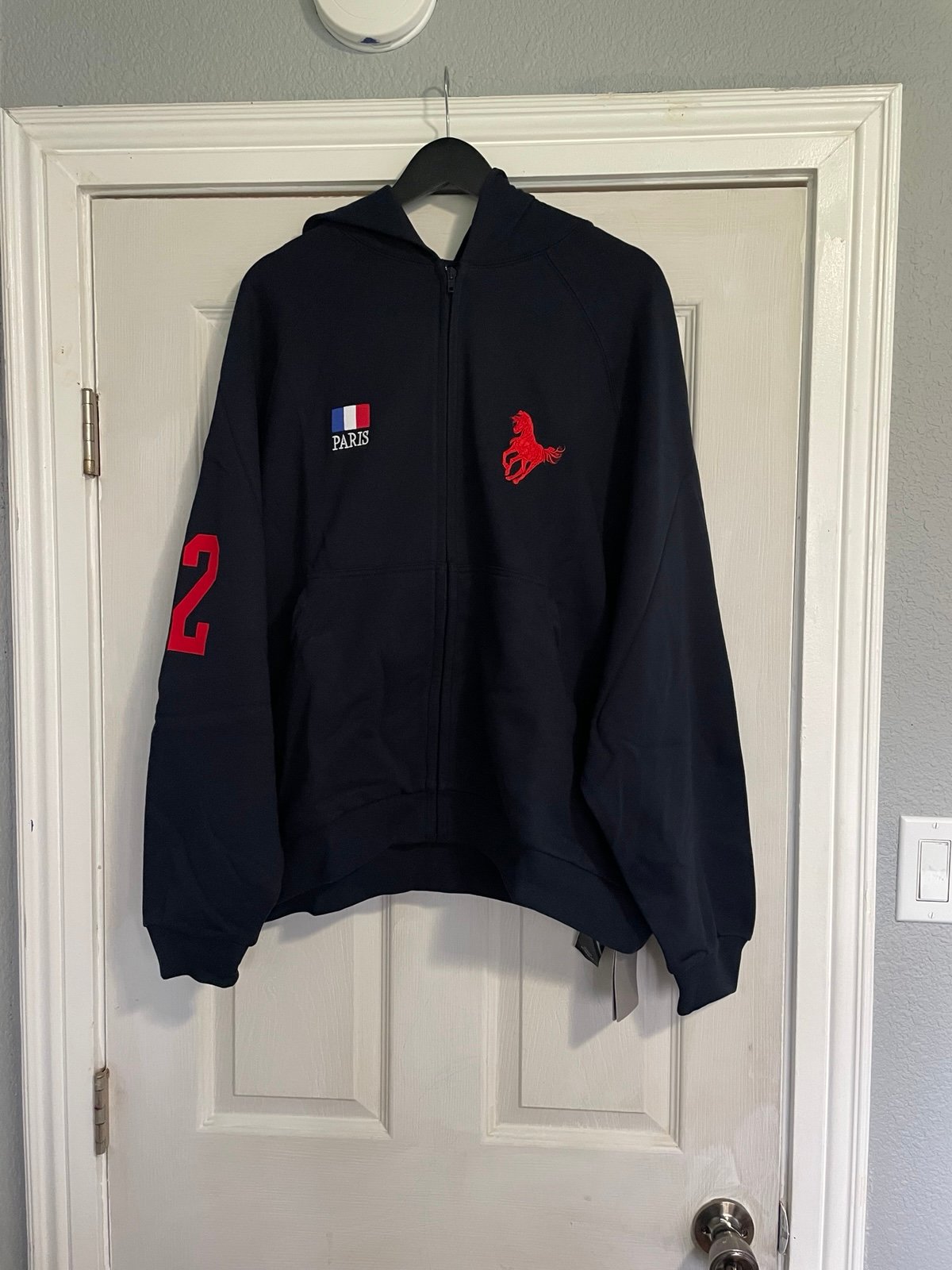 Balenciaga Navy Polo