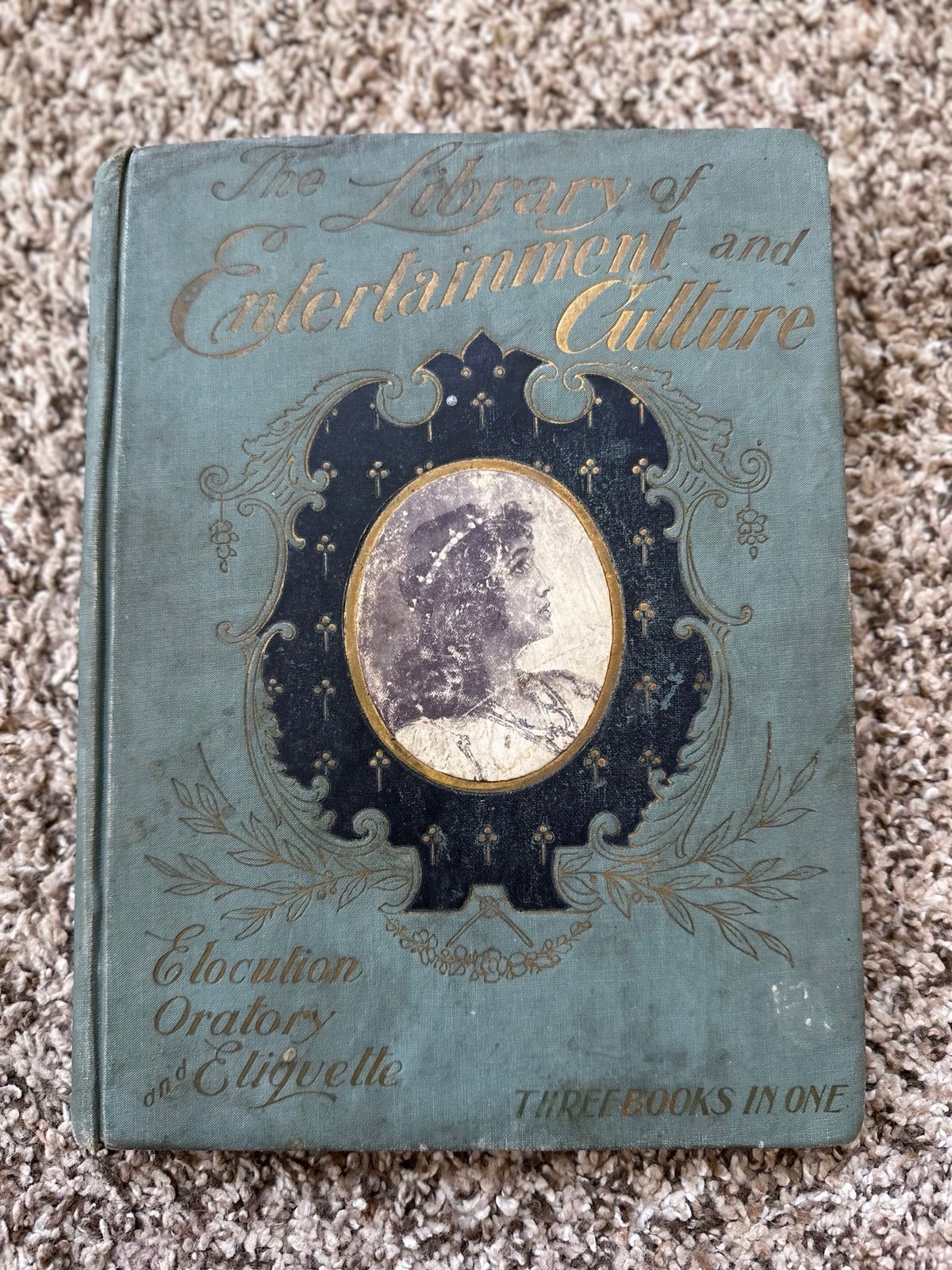 Vintage Book: 1901 The Library of Entertainment and Culture
