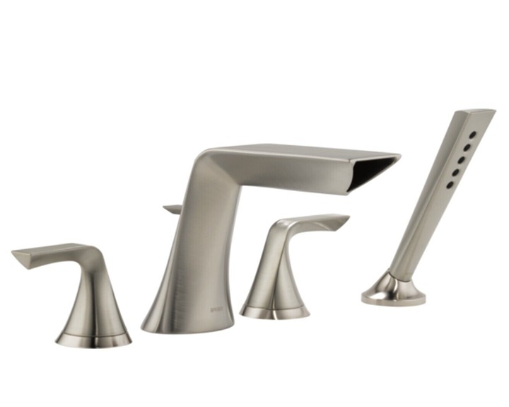 BRIZO Sotria Roman Tub Filler Trim with Hand Shower T67450-NK