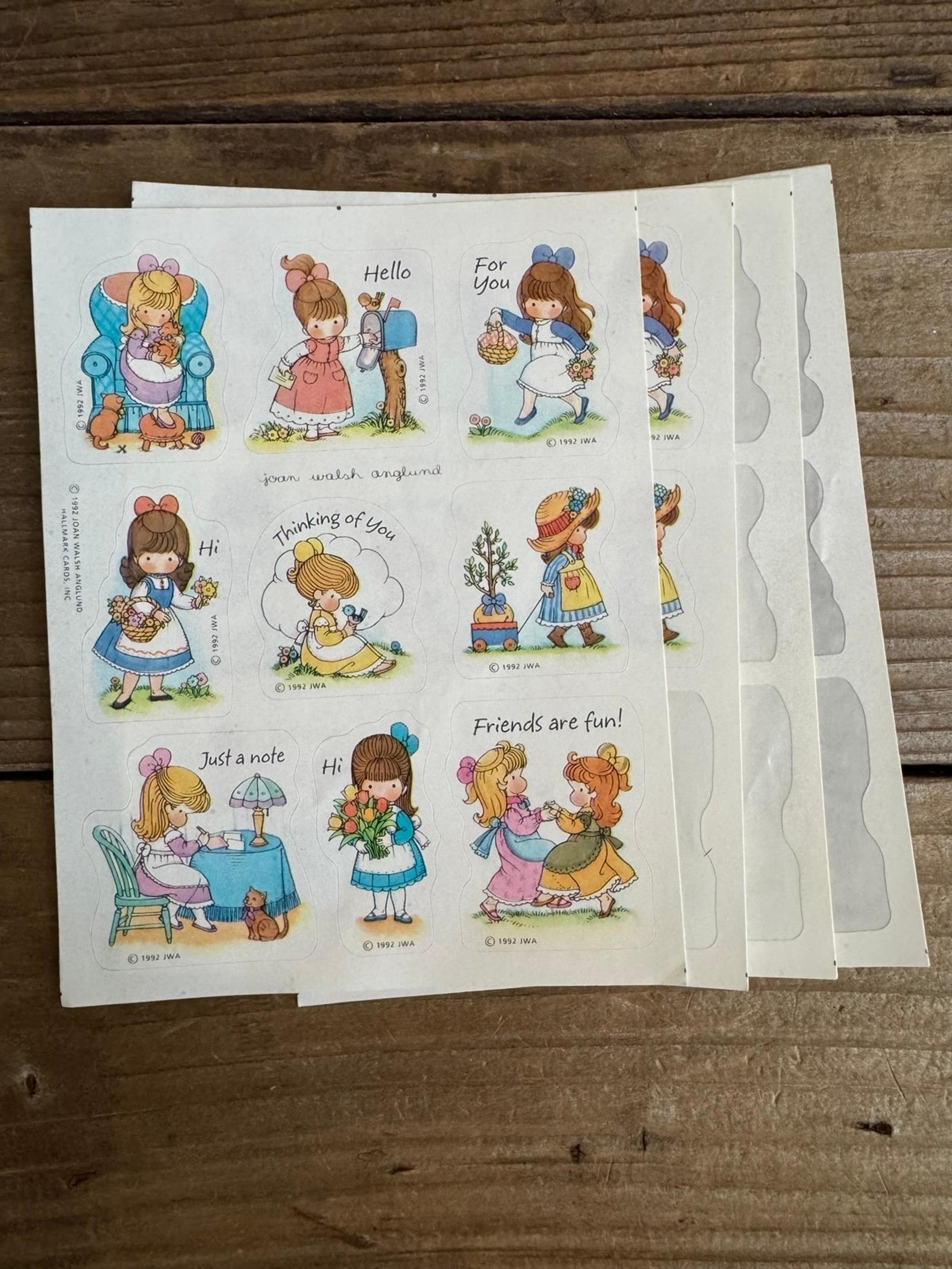 Vintage 1990s Ambassador Joan Walsh Anglund Stickers