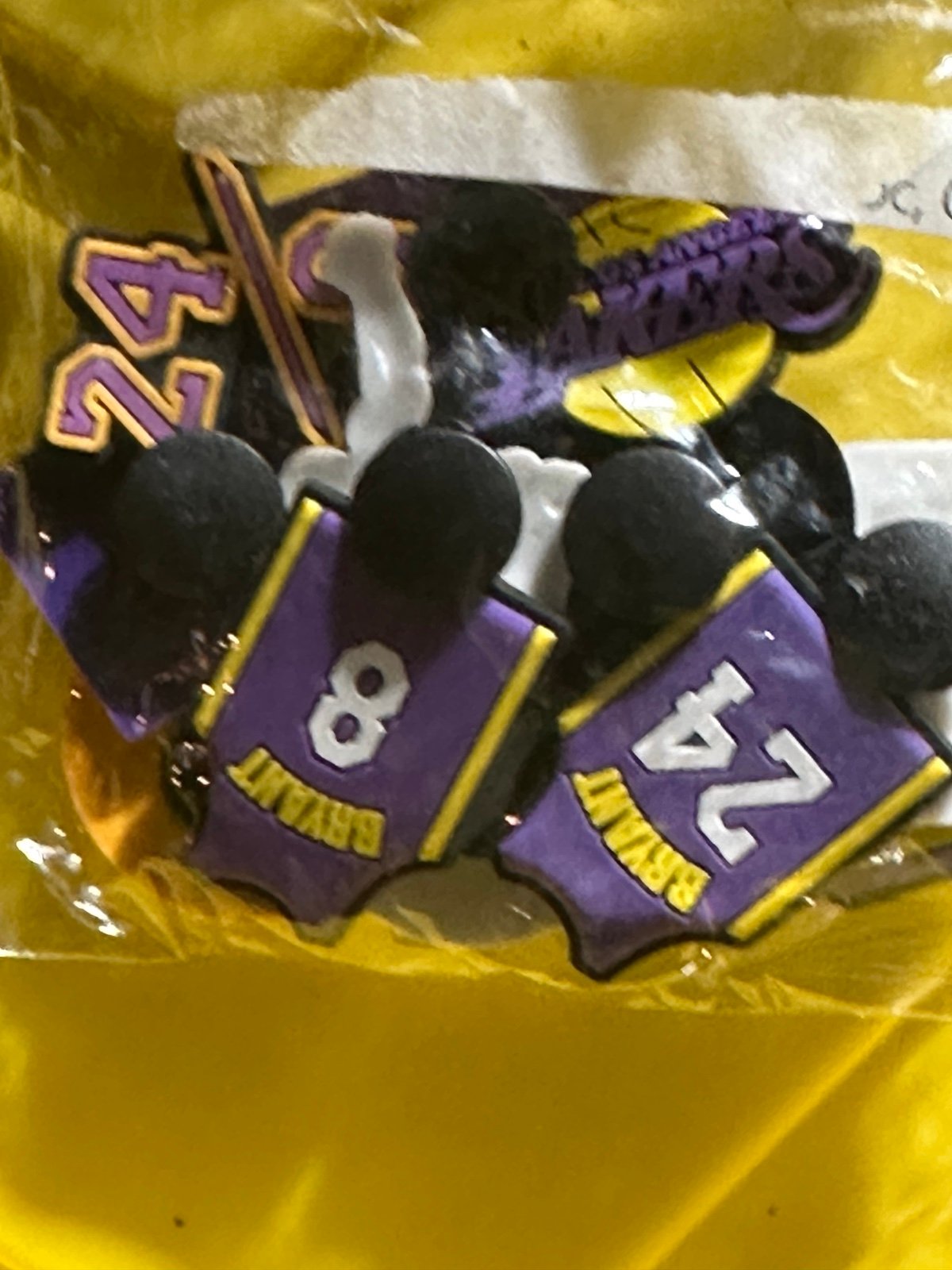 Lakers Shoes Decoration Charms for Croc Clog Decoration, Basketball Charms Acces