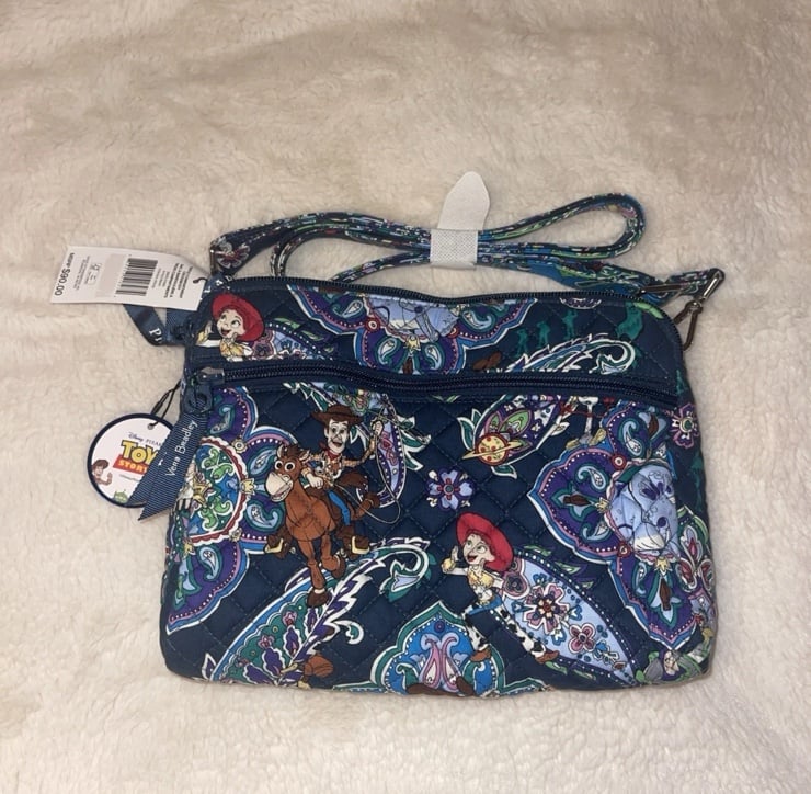 NWT Vera Bradley Disney Pixar Triple Compartment Crossbody - Andy’s Room