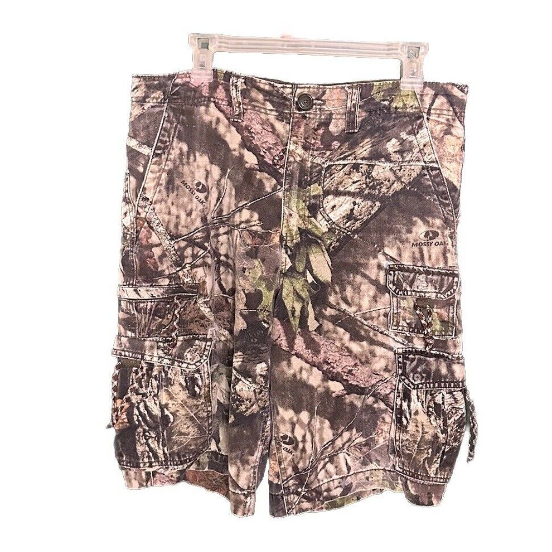 y2k Faded Glory Camo Cargo Shorts
