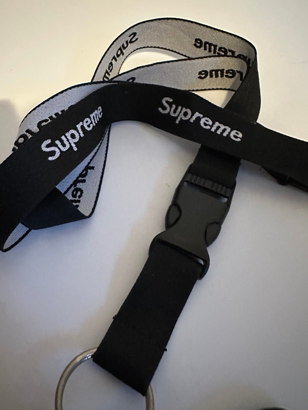 Supreme 2014SS Lanyard Bottle Opener Black and White Accessories