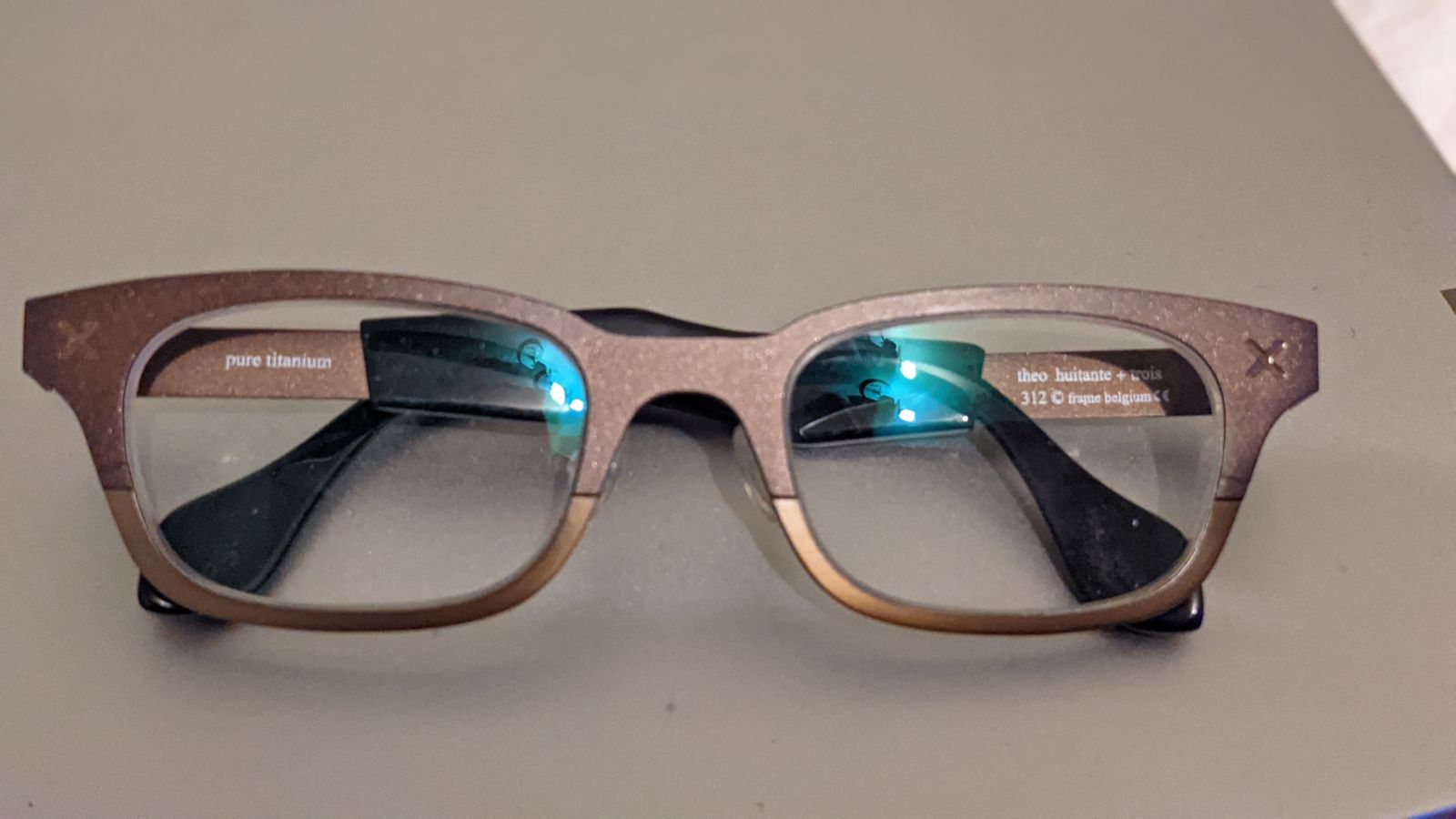 Theo Huintante 312 Pure Titanium Belgium eyeglass frame