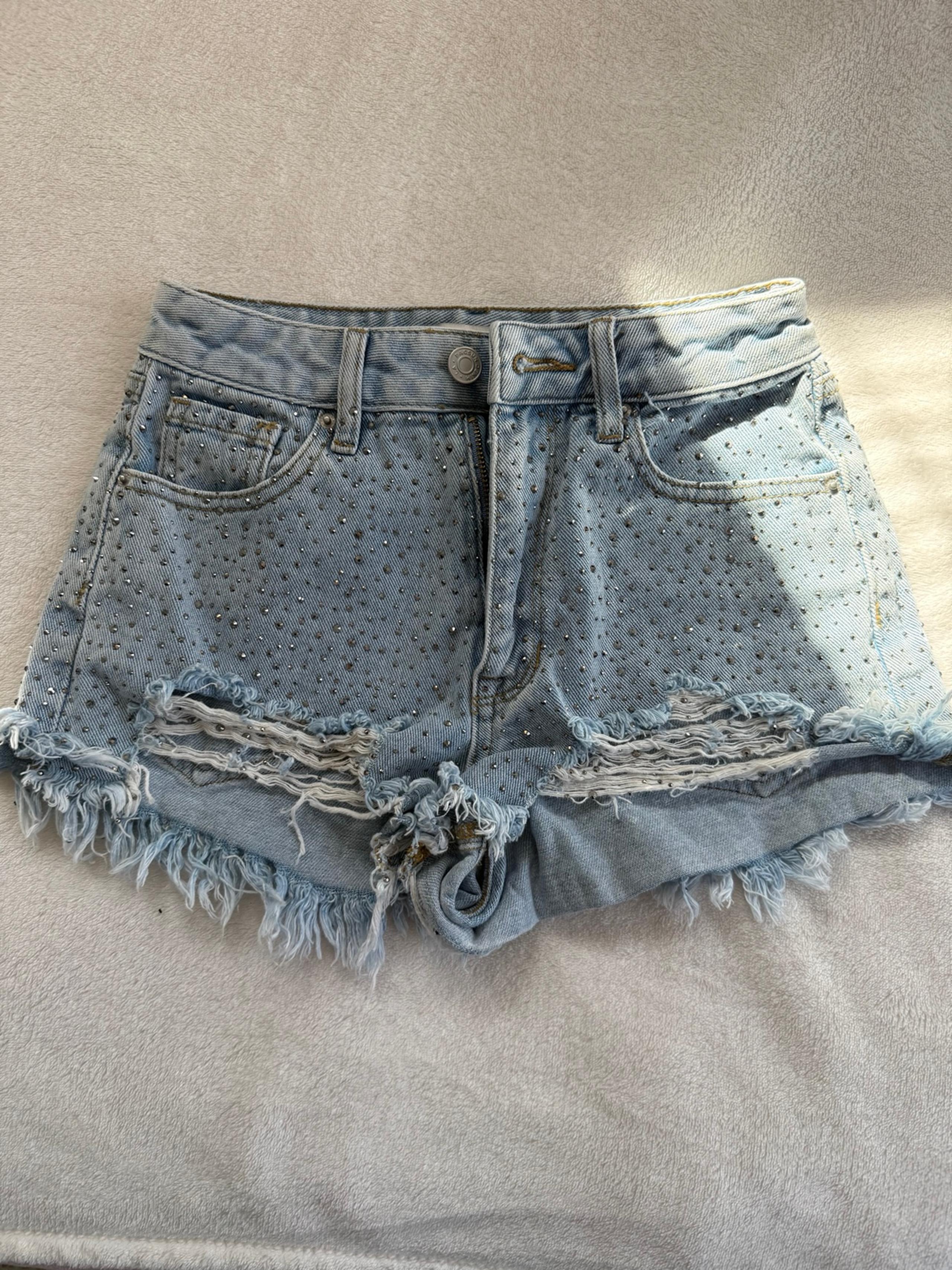 Denim shorts