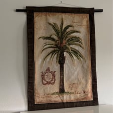 Large palm tree tapestry