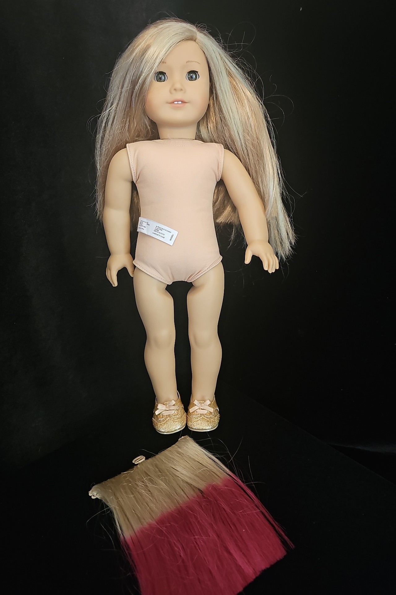 2014 American Girl Doll Isabelle Girl if the Year with pink extensions