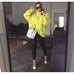 New Zara Oversized Turtleneck Sweater Neon Green Size S. BLOGGERS FAV