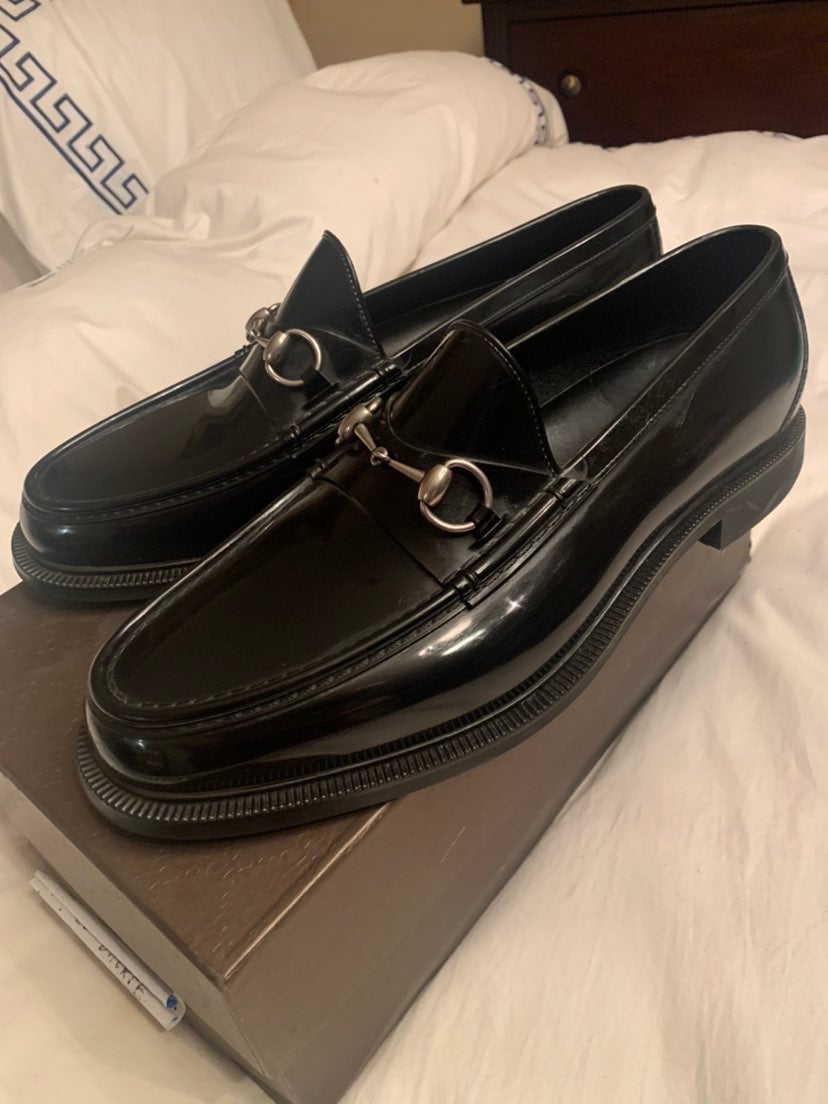 GUCCI Rain dress men rubber shoes