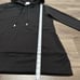 WHBM WKND Lace Inset Tunic Long Sleeve Black Hoodie Size Small