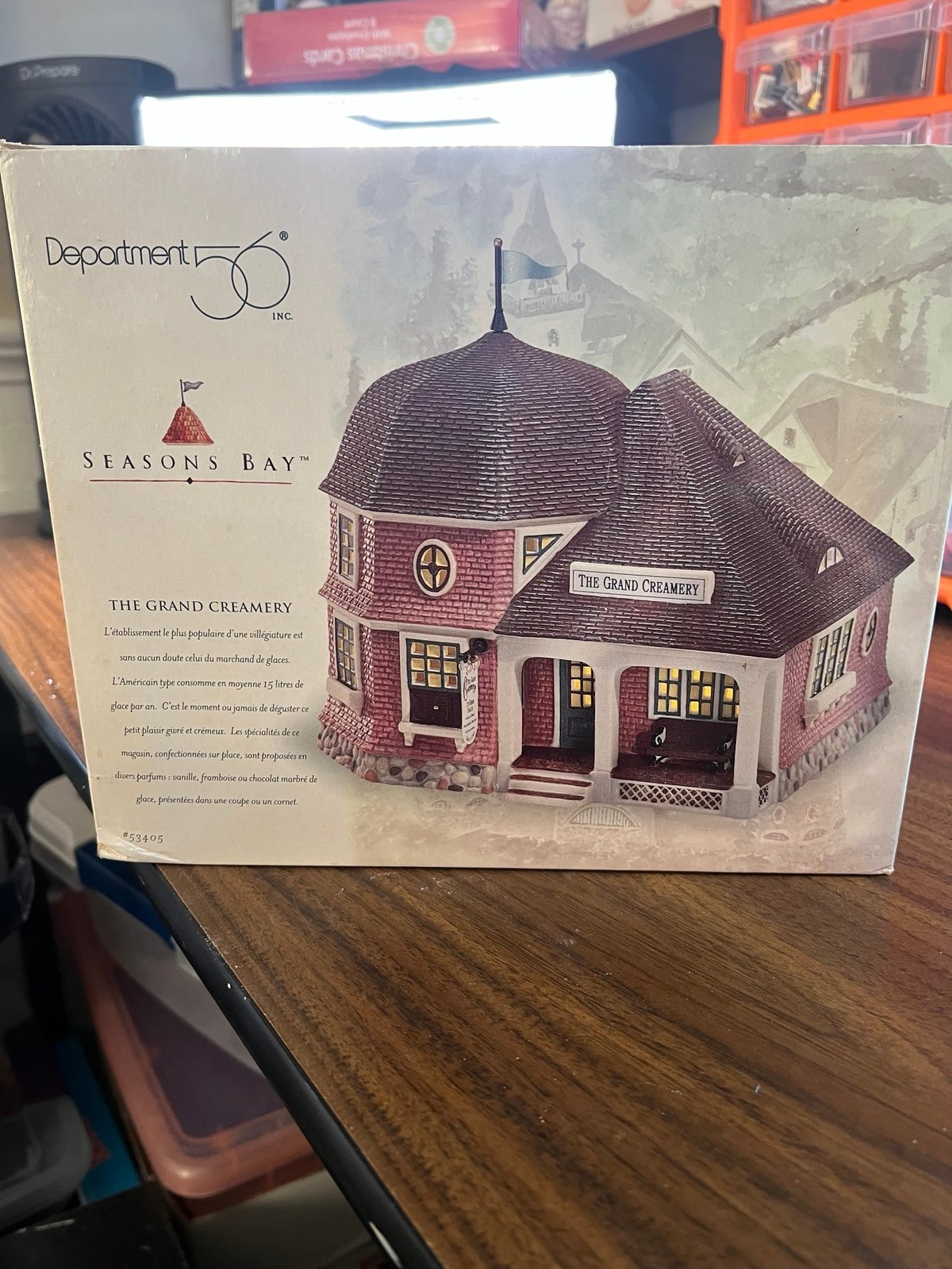 Dept 56 Seasons Bay Lighted 1998 THE GRAND CREAMERY #53405 Retired 1998