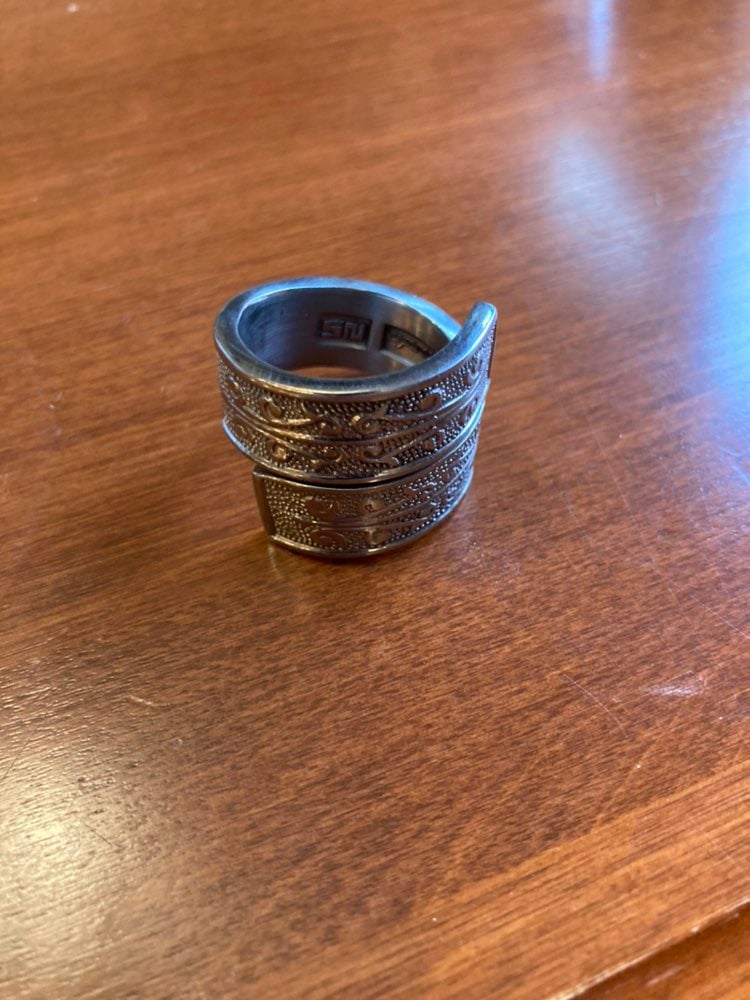 Stainless Ring. Large. Maybe 11. National Stainless. A statement piece