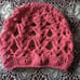 Slouch crochet Beanie hat black or pink
