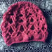 Slouch crochet Beanie hat black or pink