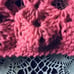 Slouch crochet Beanie hat black or pink