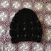 Slouch crochet Beanie hat black or pink