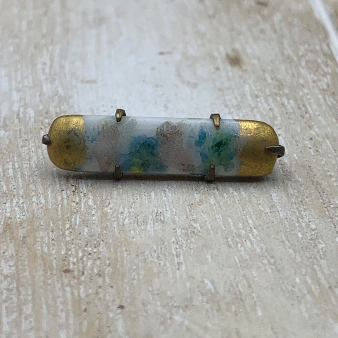 Vintage antique 1940s small estate bar brooch