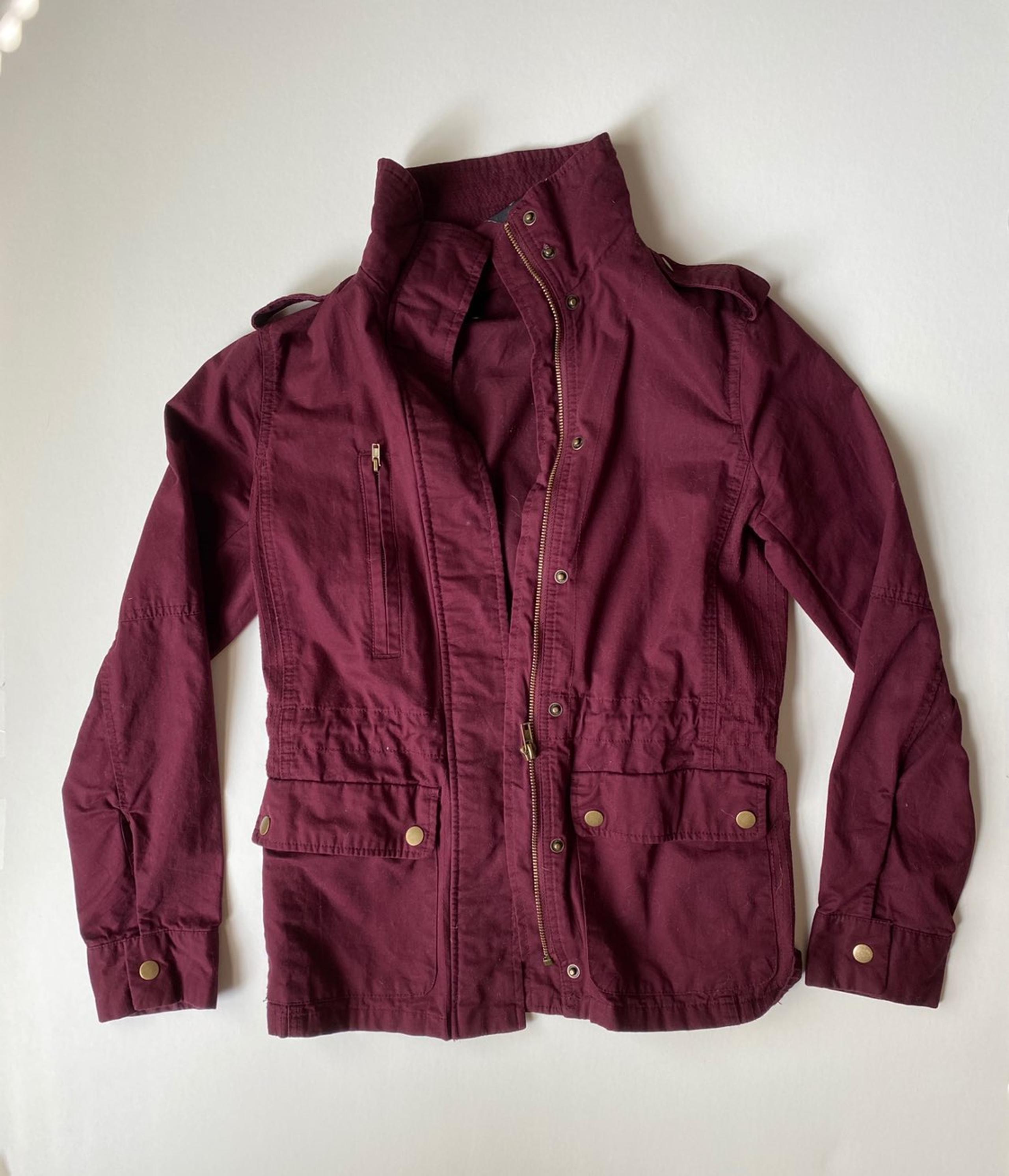 Burgundy Womens Dress Coat