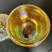 Vintage Fenton Gold Iridescent Tabacco Jar - New Autman Gold Grape Design