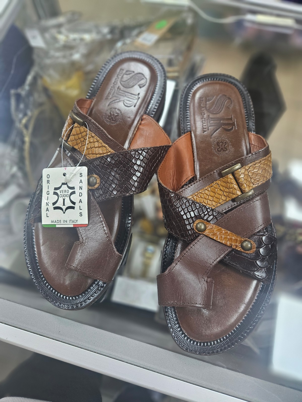 Vero cuoio Italian sandals
