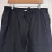 KATE HILL 100% Linen Pull Over Straight Leg Pants in Black Size PL