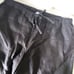 KATE HILL 100% Linen Pull Over Straight Leg Pants in Black Size PL