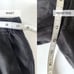 KATE HILL 100% Linen Pull Over Straight Leg Pants in Black Size PL
