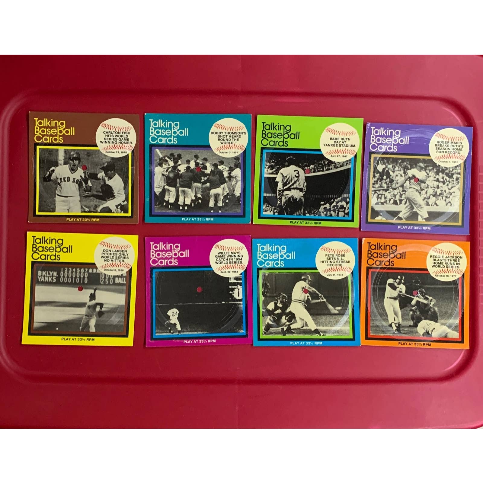 Talking Baseballs Cards CMC 1979 lot
