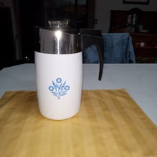 Corning Ware Cornflower Electric 10-Cup Coffee Percolator