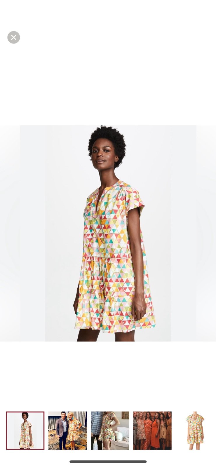 Saloni Ashley B Abstract Print Shift Dress