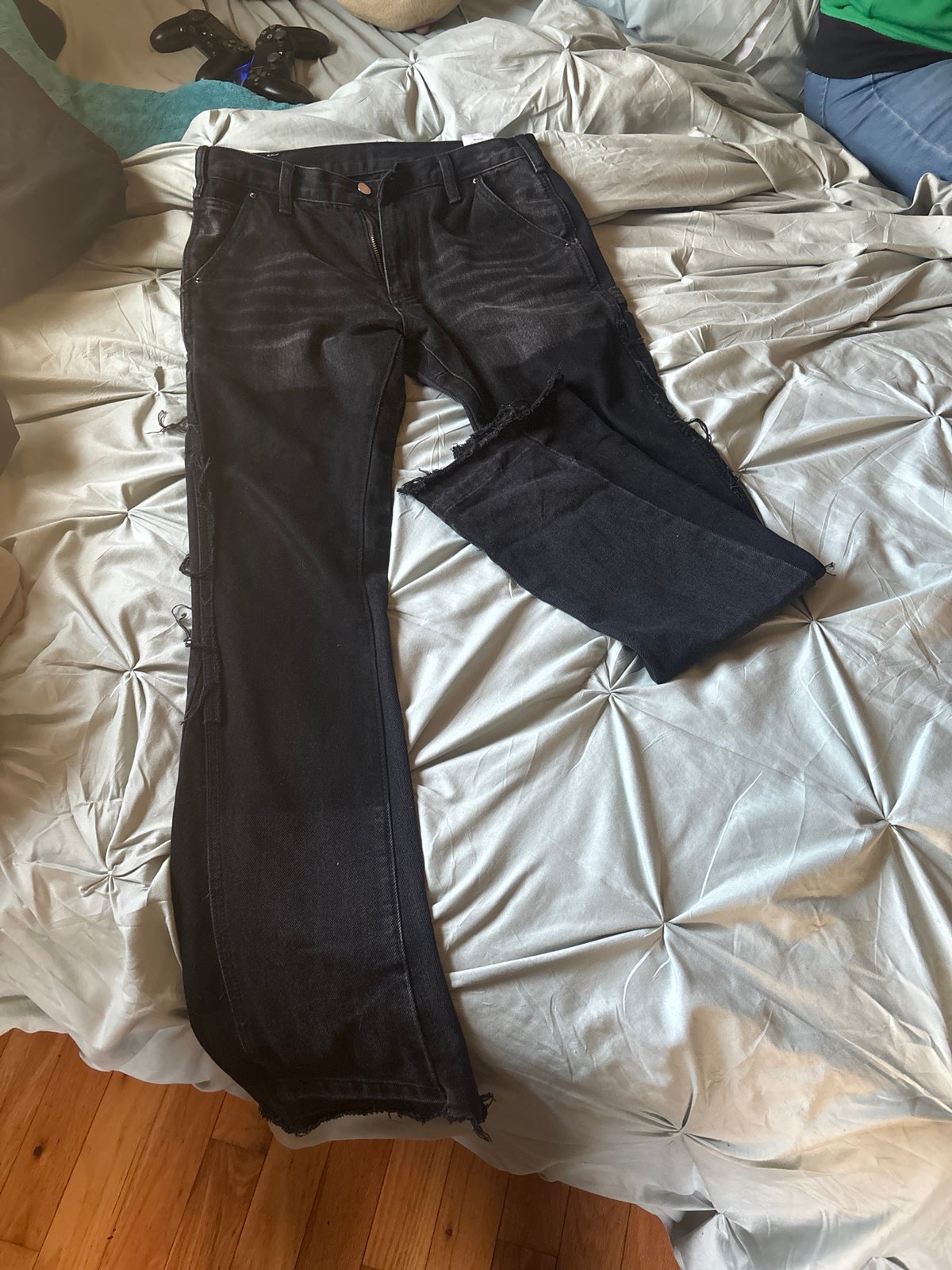 Mens mnml flared jeans