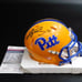 Jason Pinnock Signed Autographed Pitt Panthers Speed Mini Helmet Giants JSA COA